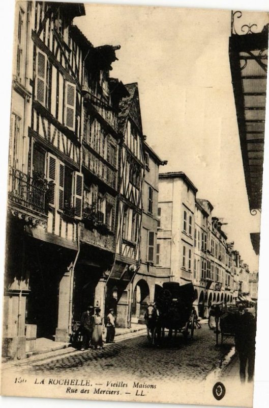 CPA La Rochelle-Vieilles Maisons Rue des Merciers (45233)