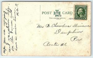 Postcard PA Linglestown United Brethren UB Church 1915 View F05