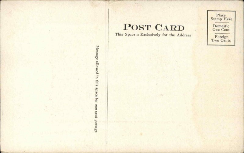 Lowell Massachusetts MA Highland Club House c1900s-10s Postcard