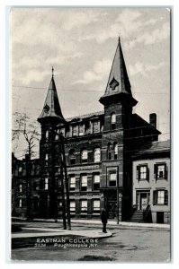 POUGHKEEPSIE, NY ~ Street Scene EASTMAN COLLEGE 1907 Postcard