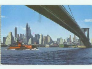 Pre-1980 BRIDGE SCENE Manhattan & Brooklyn - New York City NY HJ0797