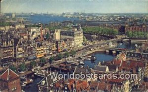 Damrak met gezicht op het y Amsterdam Netherlands Postal Used Unknown, Missin...