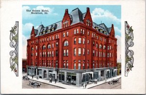 Postcard IL Rockford - Nelson Hotel