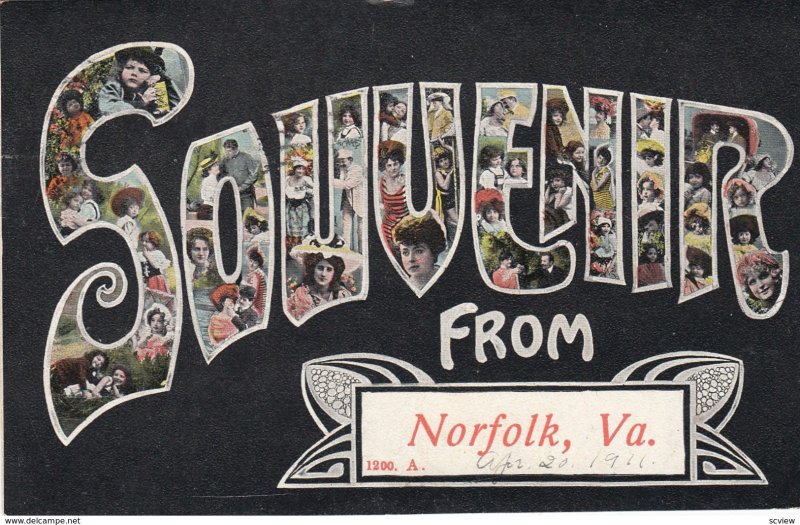 NORFOLK , Virginia , 1911 ; Greetings