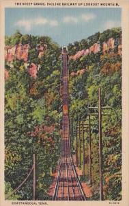 Tennessee Chattanooga The Steep Grade Incline Railway Up Lookout Mountain