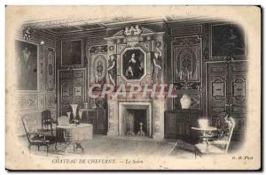 Old Postcard Chateau De Cheverny The lounge