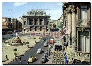 Postcard Modern Montpellier Herault Place de la Comedie