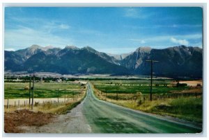 c1950's Along US Highway 39 In Northwestern Montana MT Unposted Vintage Postcard