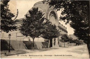 CPA Clichy Etablissement du Printemps -Boulevard de Lorraine (1314203)