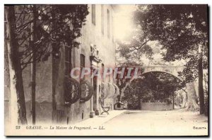 Postcard Old House Grasse Fragonard