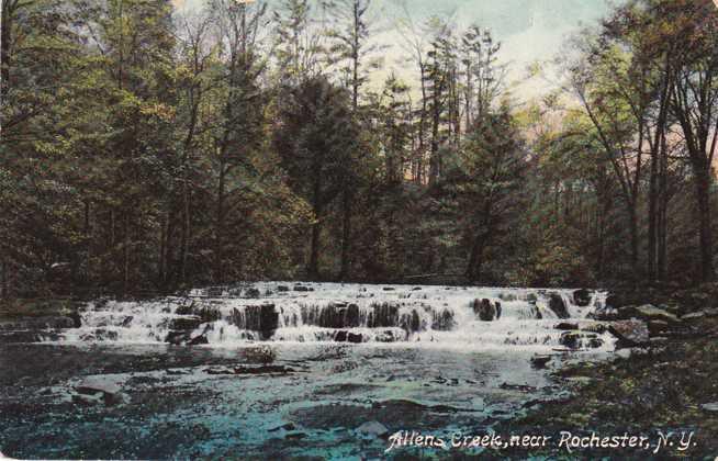 Falls on Allens Creek near - Rochester, New York - DB