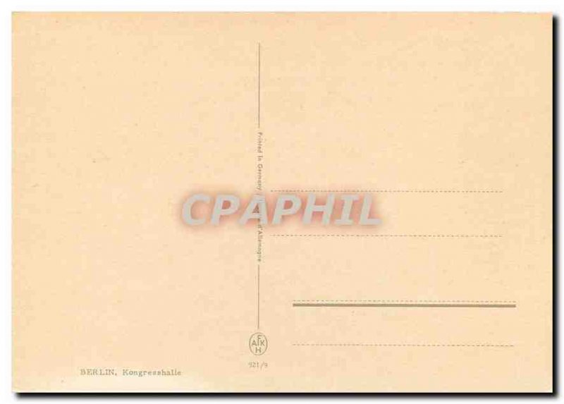 Postcard Modern Berlin Kongresshalle