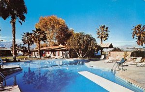 LA CASA DEL ZORRO Borrego Springs California Swimming Pool 1963 Vintage Postcard
