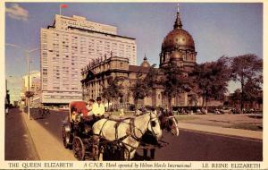 Canada - Quebec, Montreal. The Queen Elizabeth Hotel  (Fold-Out Card)