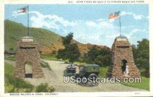 Bear Creek Entrance - Denver Mountain Parks, Colorado CO  