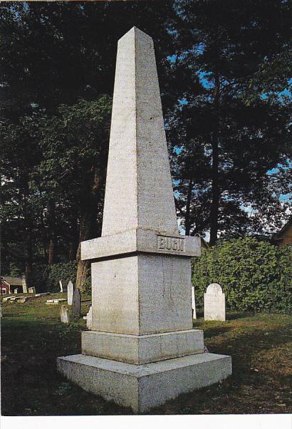 Monument Of Colonel Jonathan Buck Founder Of Bucksport Maine