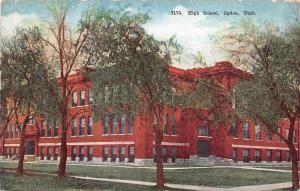 OGDEN, UT Utah         HIGH SCHOOL        1913 Postcard