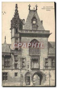 Old Postcard Bourges Palais Jacques Couer Entree