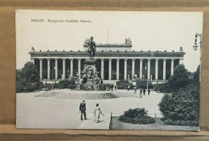 VINTAGE POSTCARD UNUSED - ROYAL PAINTINGS GALLERY, BERLIN, GERMANY