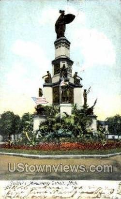 Soldier's Monument in Detroit, Michigan