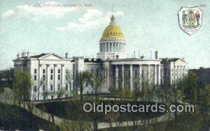 Madison, Wisconsin, WI State Capital USA Unused very light paint chip bottom ...