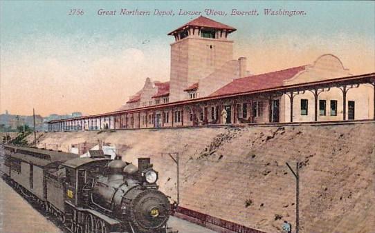 Great Northern Depot Lower View Everett Washington