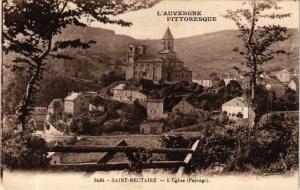 CPA L'Auvergne Pittoresque - St-NECTAIRE - L'Église (Paysage) (244639)