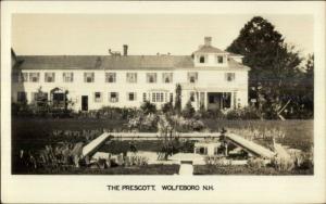 Wolfeboro NH The Prescott Real Photo Postcard