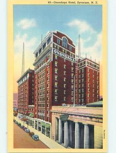 Unused Linen ONODAGA HOTEL Syracuse New York NY Q7014-12