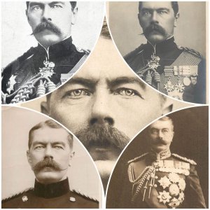 Field-Marshal Earl Kitchener World War I military characters lot of 5 postcards