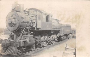J30/ Interesting RPPC Postcard c1910 Occupational Railroad Loco 44   282