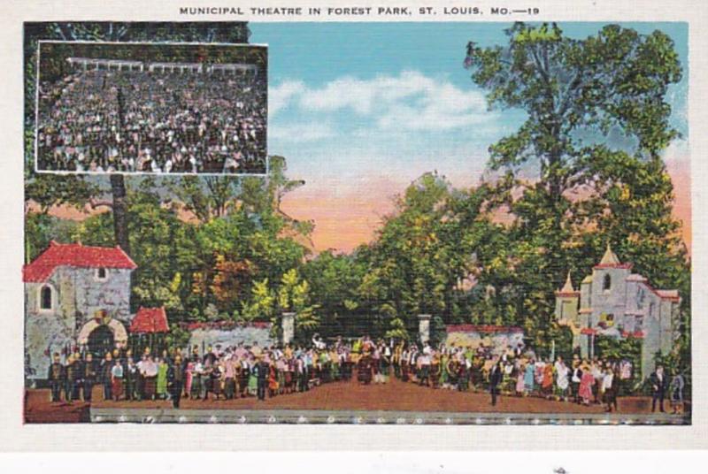 Missouri Kansas City Municipal Theatre In Forest Park