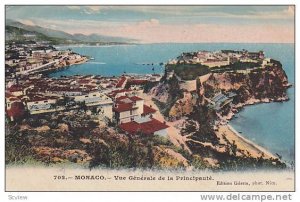 Vue Generale De La Principaute, Monaco, 1900-1910s