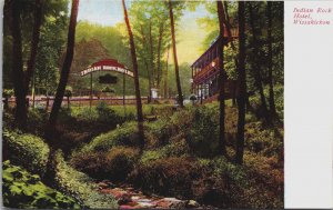 Indian Rock Hotel Wissahickon Pennsylvania Vintage Postcard C036