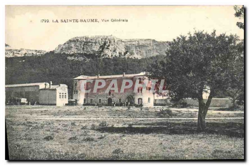 Old Postcard La Sainte Baume General view