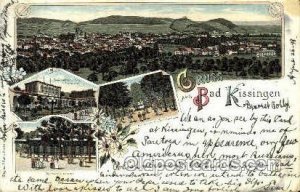 Bad Kissingen Gruss Aus Greetings From 1898 crease left bottom corner tip, ...