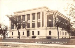 Redfield South Dakota Court House Real Photo Antique Postcard J59492