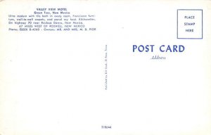 Valley View Motel Green Tree, New Mexico NM