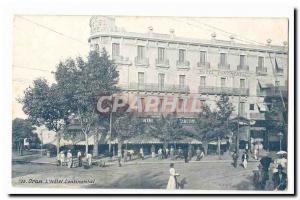 Algeria Oran Old Postcard L & # 39hotel Continental