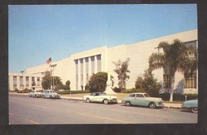 TAMPA FLORIDA HILLSBOROUGH COUNTY COURT HOUSE OLD CARS POSTCARD 1955 BUICK