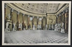 East Side Statuary Hall U.S. Capitol Washington DC B.S. Reynolds Co R-59880 