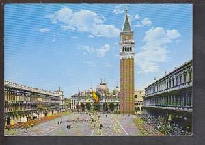 Saint Mark's Square Venice Italy Postcard BIN 