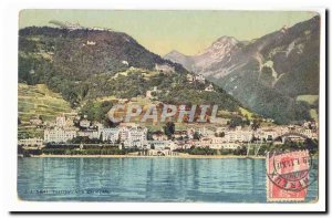 Switzerland Old Postcard Territet General view