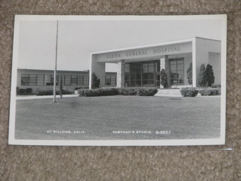 RPPC, Glenn General Hospital, At Willows, Calif., Unused