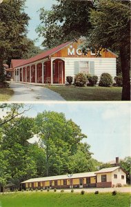 Somerset Pennsylvania 1966 Postcard Deaner's Village Motel