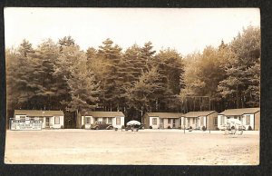 Kennebunk ME Idlease Cabins on Route 9 Real Photo Postcard