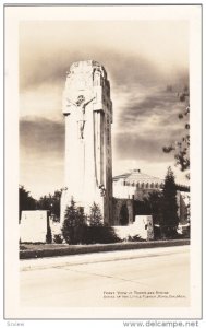 RP; Front View of Tower and Shrine, Shrine of the Little Flower, ROYAL OAK, M...