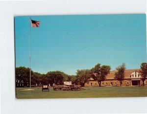 Postcard Fort Larned Parade Ground, Larned, Kansas 