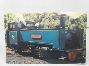 Vale of Rheidol Steam Locomotive Llywelyn at Devils Bridge Station Vtg Postcard