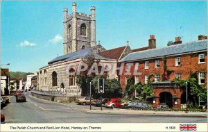 Modern Postcard The Parish Church and Red Lion Hotel Henley-on-Thames